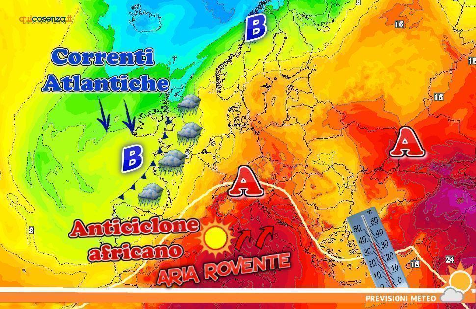 Meteo 19 20 giugno caldo africano