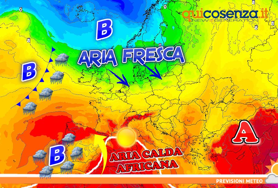 Meteo Cosenza 10 settembre