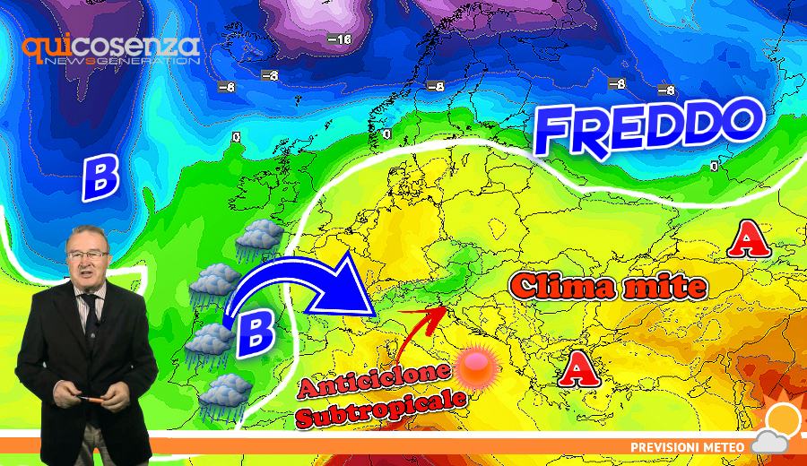 Meteo Cosenza weekend 10 09 aprile 2018 giuliacci