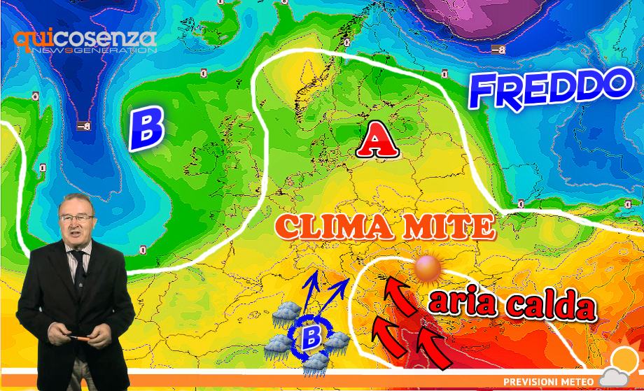 Meteo Cosenza weekend 13 15 Aprile 2018 ok giuliacci