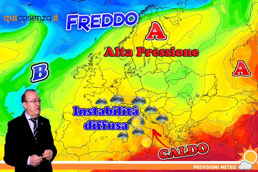 Meteo Cosenza weekend 18 20 maggio ok