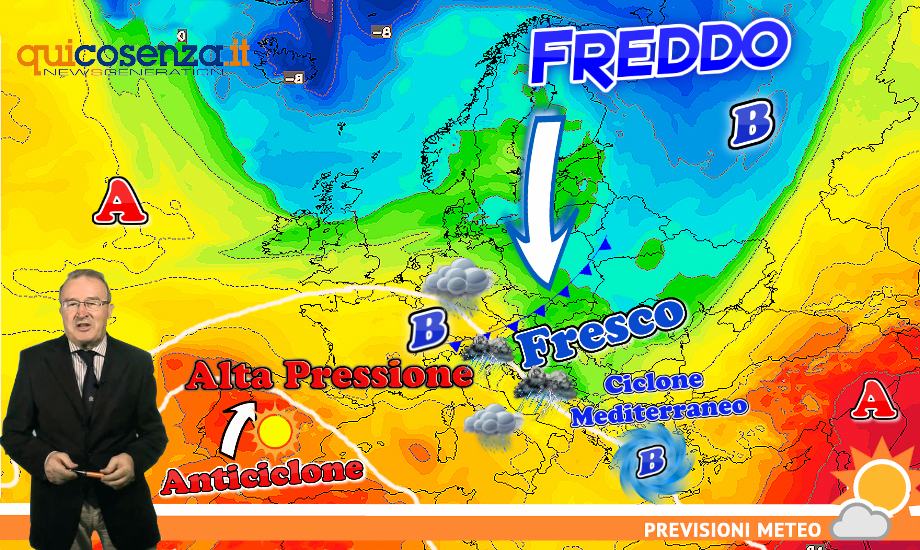Meteo Cosenza weekend 29 30 settembre