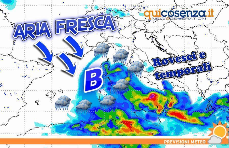 Meteo Cosenza 4 ottobre2019