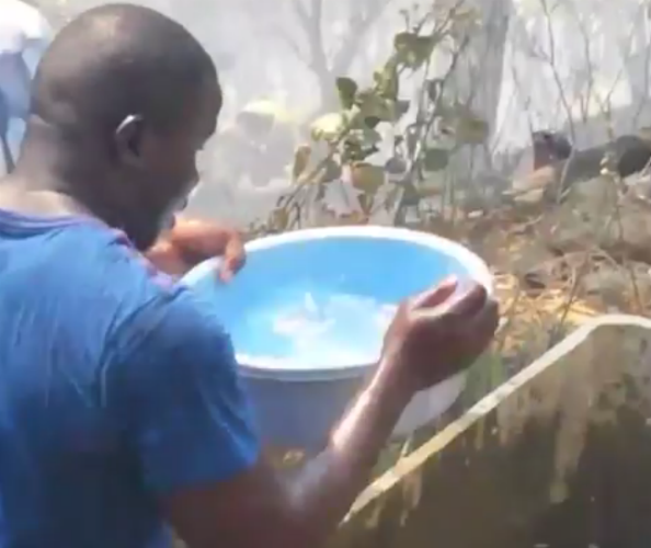 Migranti volontari incendio