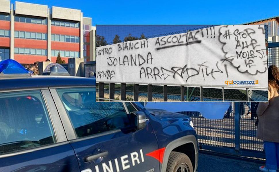 Castrolibero, slitta l'arrivo degli ispettori. Carabinieri nel liceo, acquisiti documenti 51 Molestie Liceo Valentini