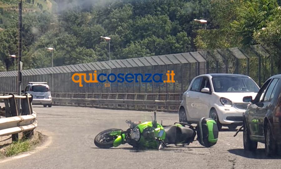 Moto incidente ponte mancini