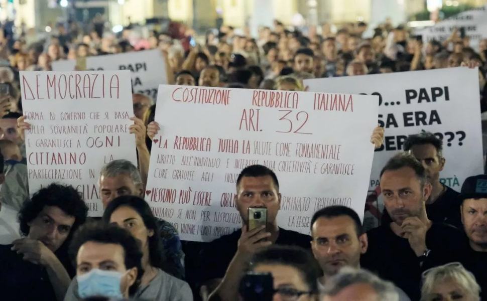 No vax green pass protesta1