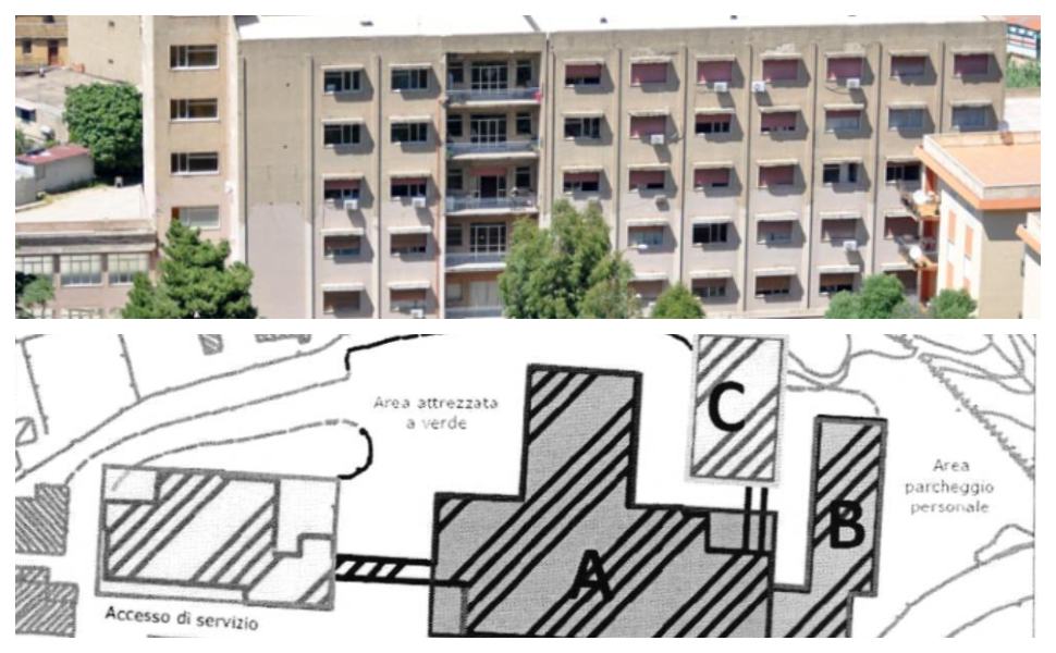 Nuovo ospedale di Scilla planimetria