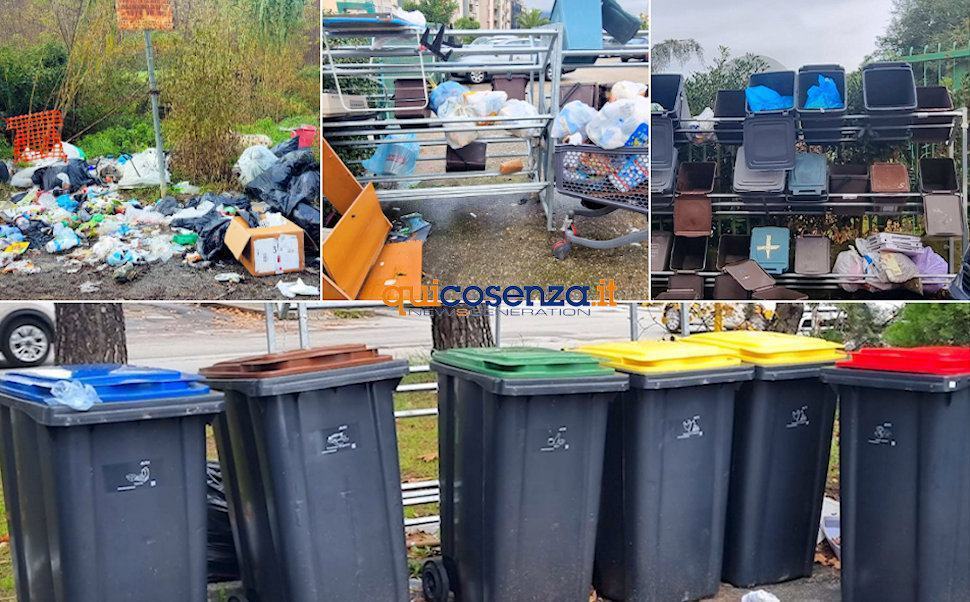 Rende, ecco i carrellati condominiali. Ma sporcizia, microdiscariche e  incivili restano - quicosenza