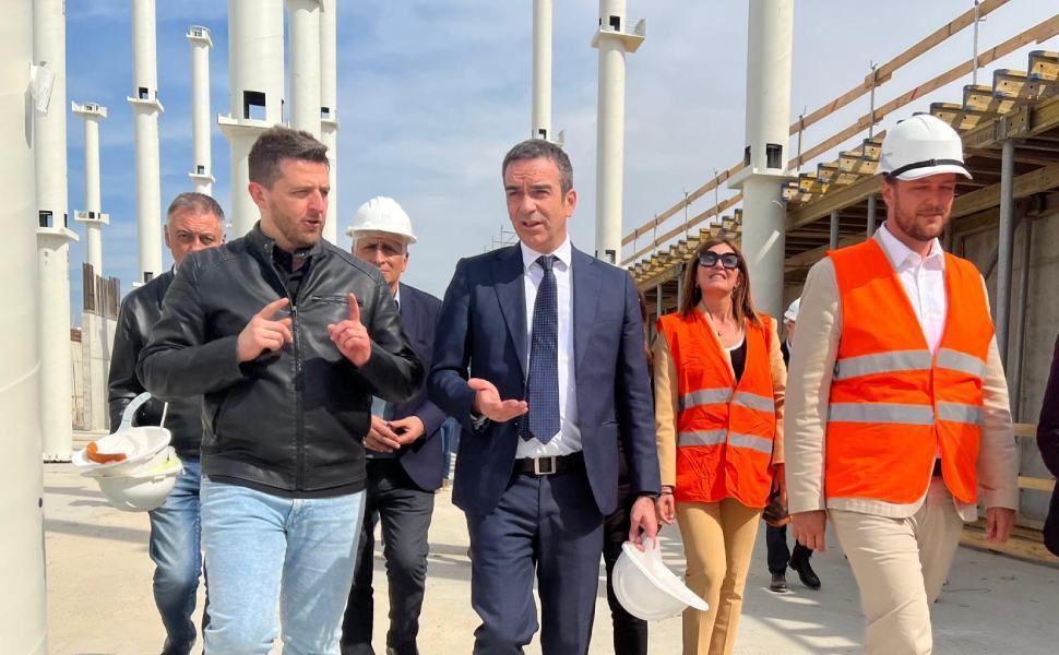 Occhiuto al cantiere del nuovo ospedale della Sibaritide: "sono soddisfatto" 51 OCCHIUTO OSPEDALE SIBARI CANTIERE