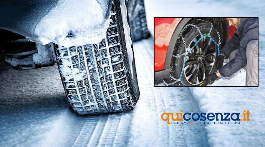Obbligo catene e pneumatici da neve