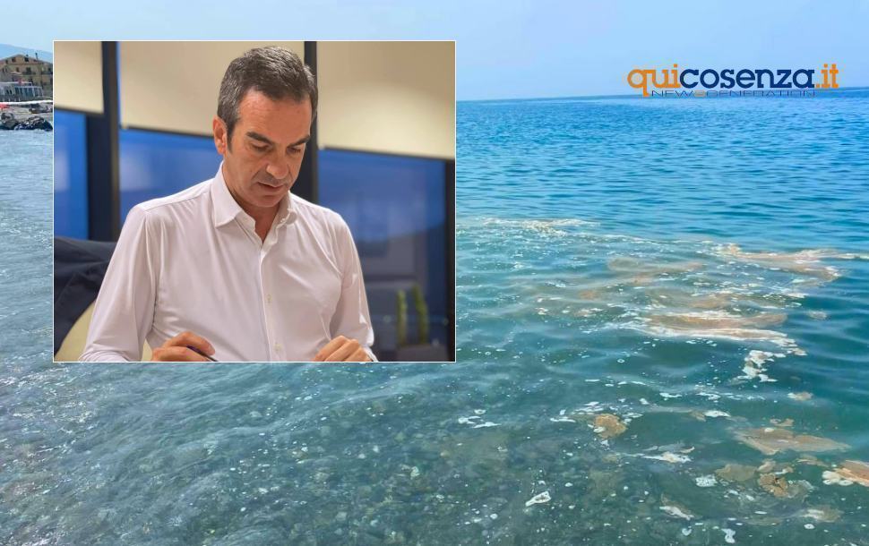 Occhiuto "in mare sversate 27mila tonnellate di fanghi. Stop agli autospurgo di notte" 51 Occhiuto Mare sporco
