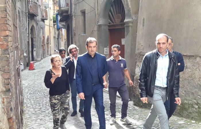 Occhiuto nel Centro storico