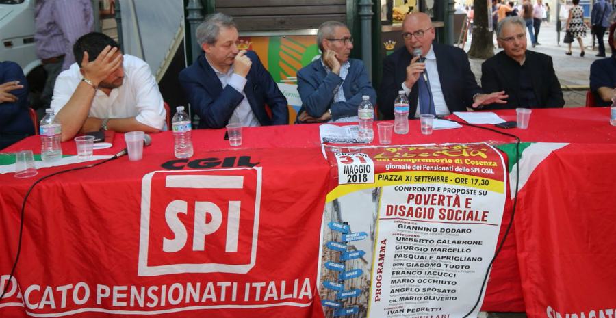 Oliverio Spi pensionati cosenza