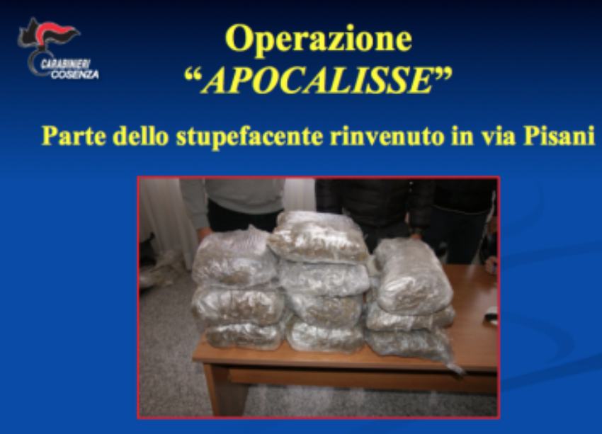 Operazione apocalisse Cosenza home