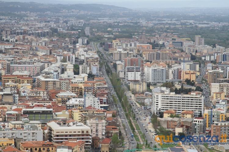 Panorama Cosenza viale Parco 2