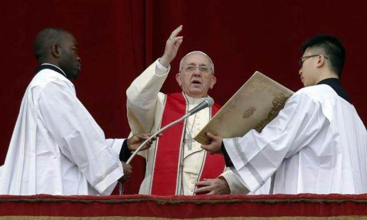 Papa Francesco la benedizione Urbi et orbi