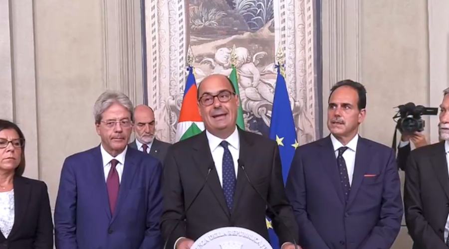 Pd Zingaretti consultazioni