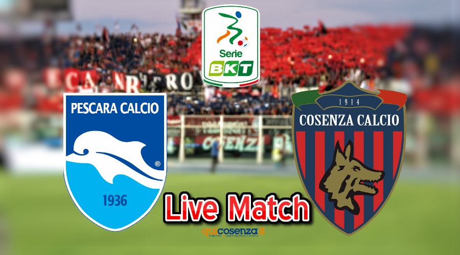 Pescara Cosenza Diretta Live