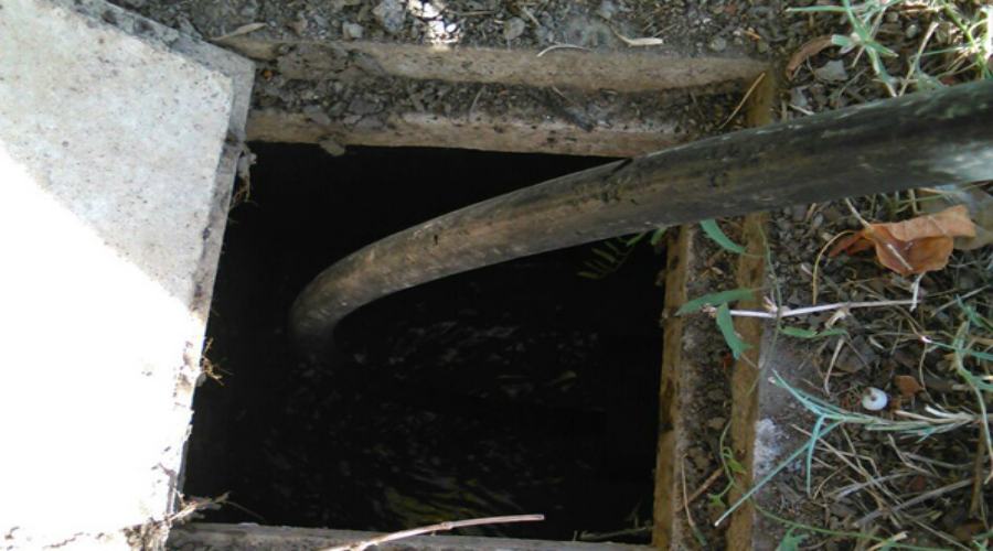 Pozzo nero fognatura
