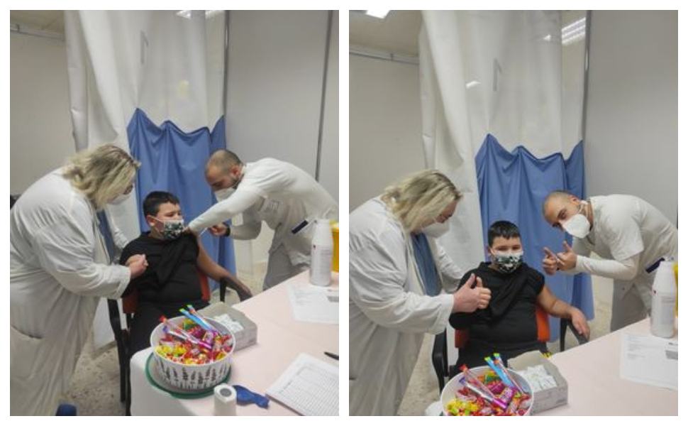 Primo bimbo vaccinato a Cosenza