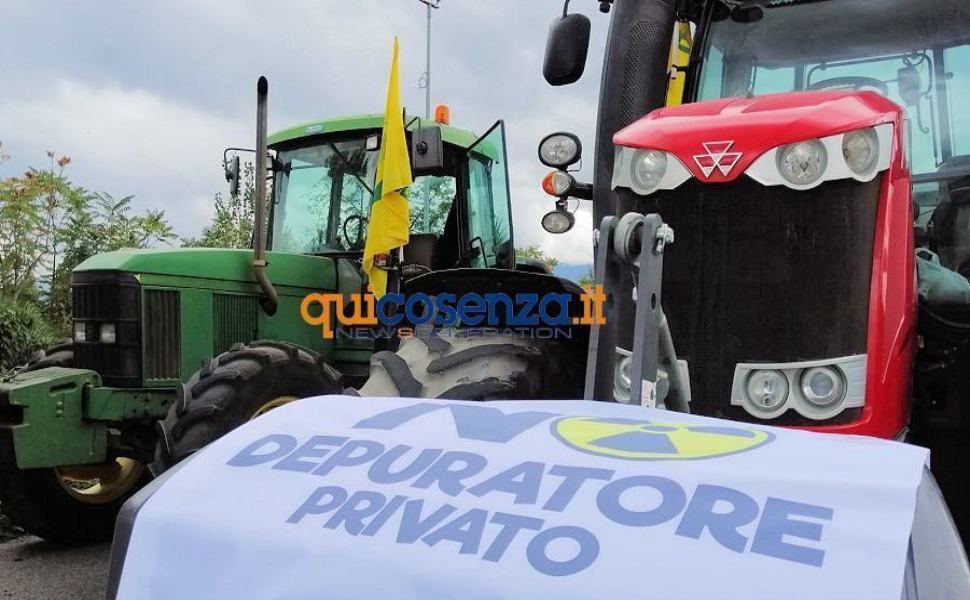 Bisignano, manifestazione pacifica "Basta depuratore Consuleco" 51 Protesta Bisignano1 1
