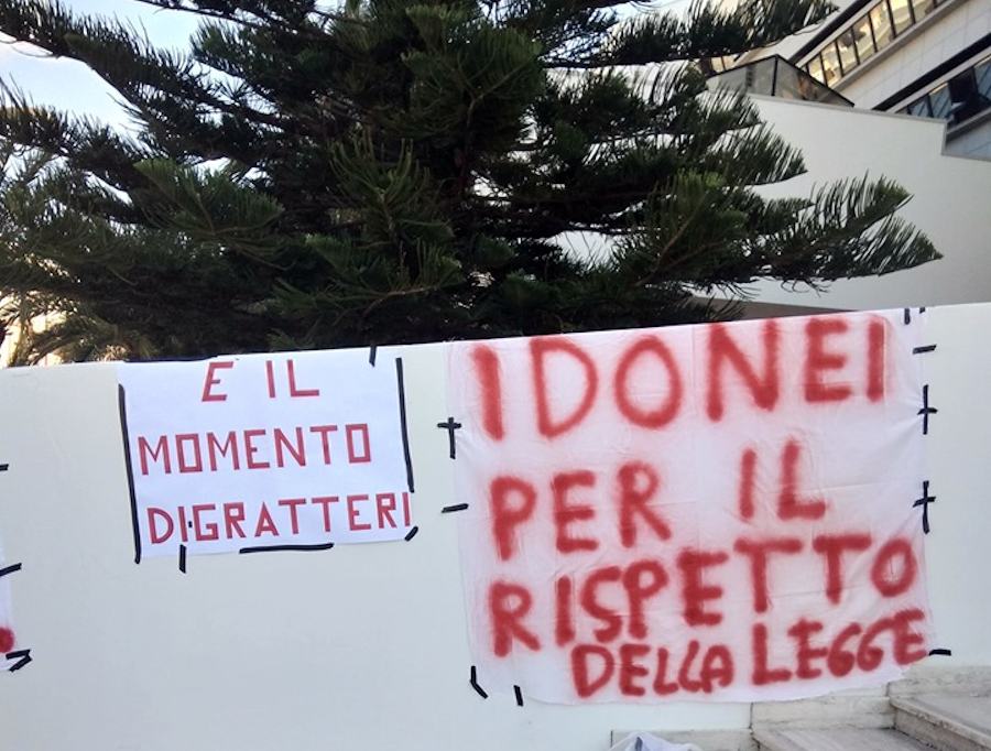 Protesta idonei sanita 2
