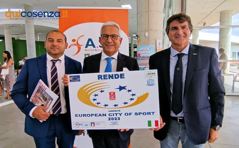 Ufficializzata la candidatura di Rende a "città europea dello Sport 2023" 62 Rende Capitale dello sport foto01