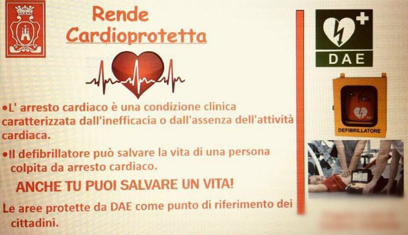 “Rende Cardioprotetta”, arriva in città un nuovo defibrillatore disponibile per tutti 51 Rende cardioprotetta
