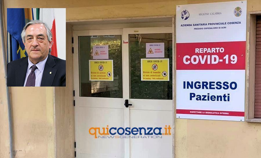 Reparto Covid Acri ospedale 1