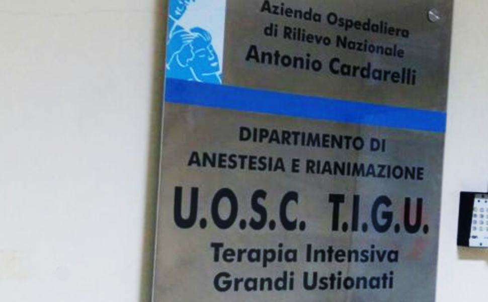Reparto grandi ustionati Cardarelli Napoli