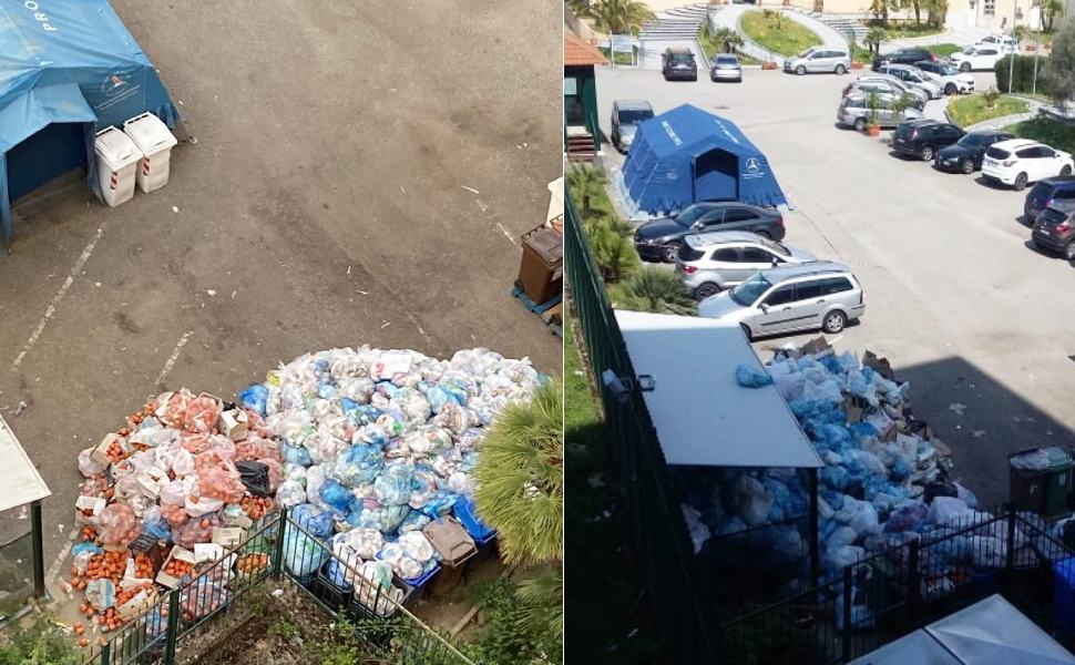 Rifiuti nel piazzale del carcere, residenti della zona: "situazione scandalosa" 51 Rifiuti carcere cosenza