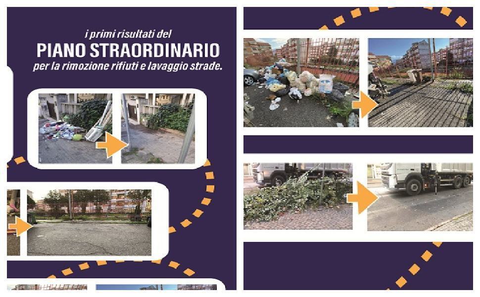 Grandi pulizie a Cosenza. Si vedono "i primi risultati" del piano straordinario 51 Risultati piano straordinario