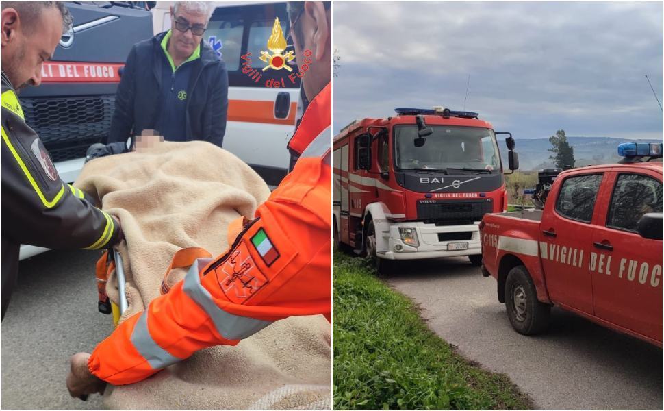 scomparsa e salvata dai vigili del fuoco