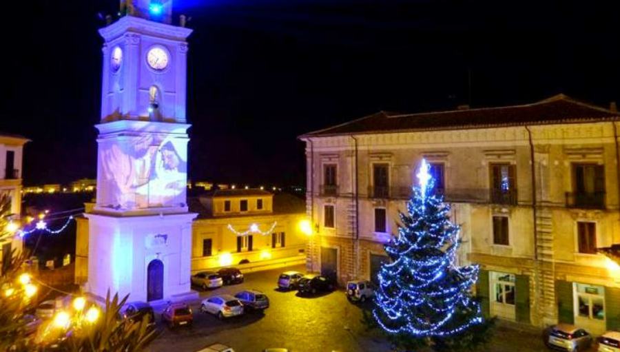 Rossano piazza Steri natale