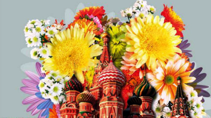 Russia palazzi infiorati