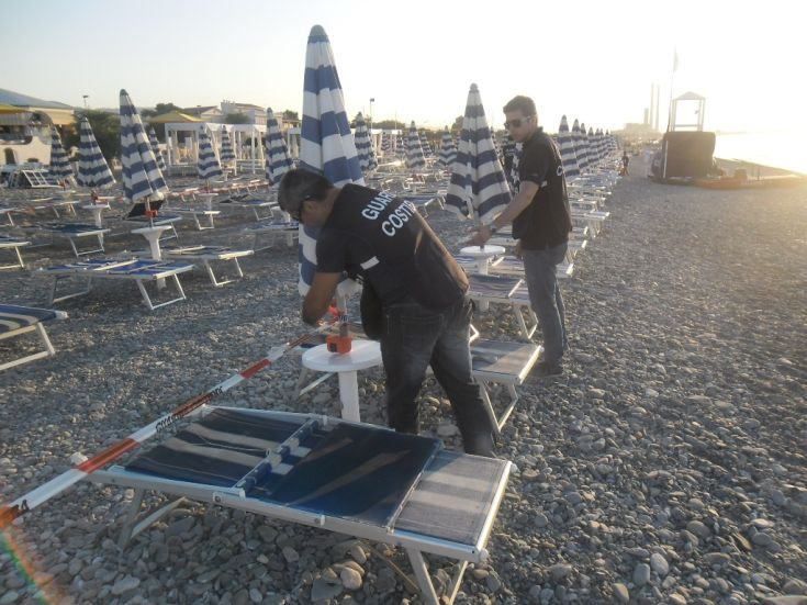 Mare Sicuro 2015, sequestrato uno stabilimento balneare a Rossano (FOTO) 188 SAM 4256