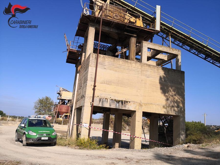 SEQUESTRO IMPIANTO INERTI