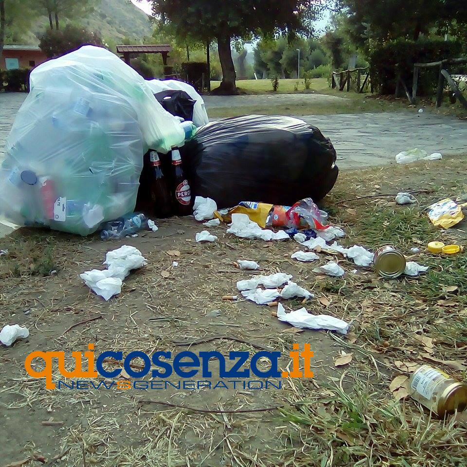 FOTONOTIZIA - Cresce ancora l'immondezzaio al Parco 'Corvino' 206 SPAZZAT CORV EVID