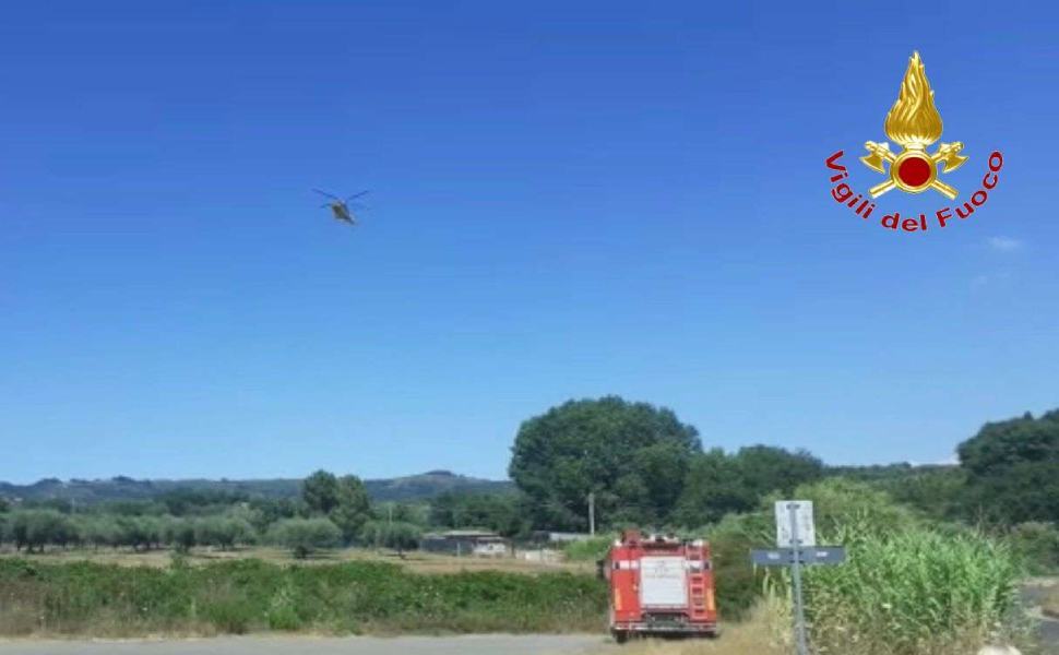 Sbatte contro un albero mentre tenta di evitare unincendio