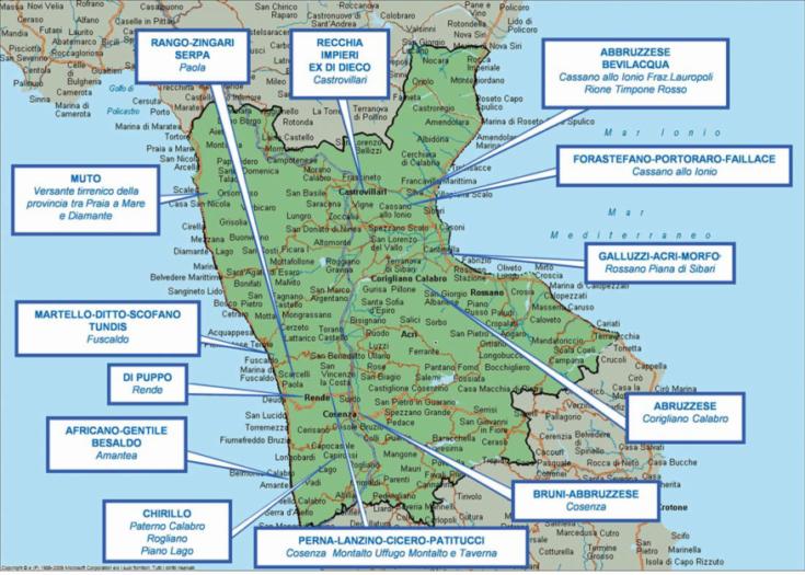 ndrangheta cosenza lanzino muto rango