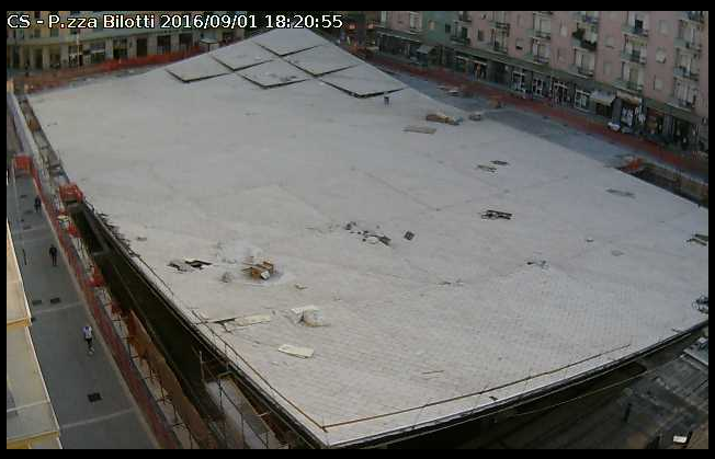 piazza bilotti lavori