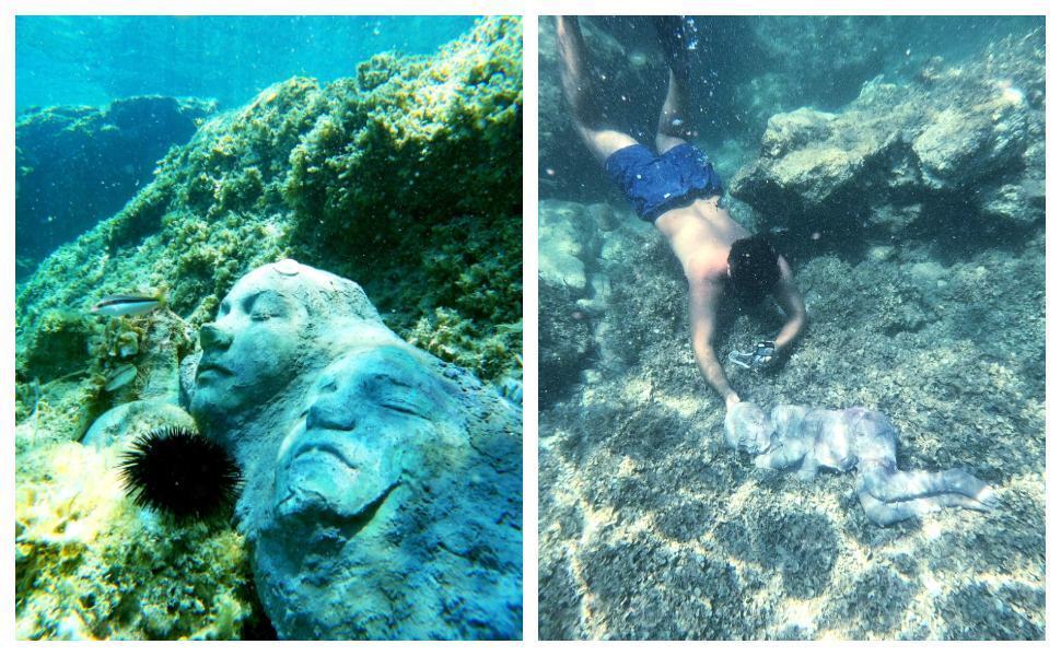 Sculture fondale marino Cirella 1