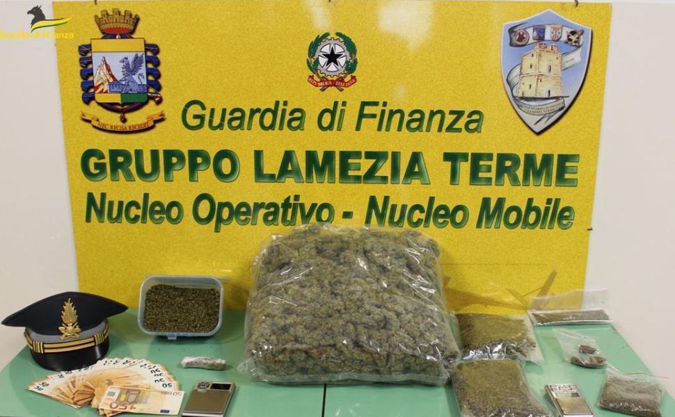 Sequestro marijuana lamezia
