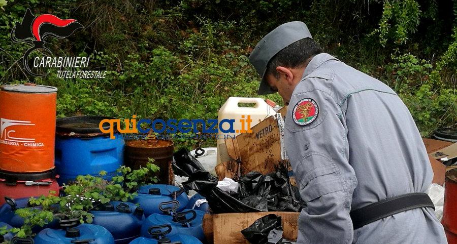 Sequestro rifiuti Rende3