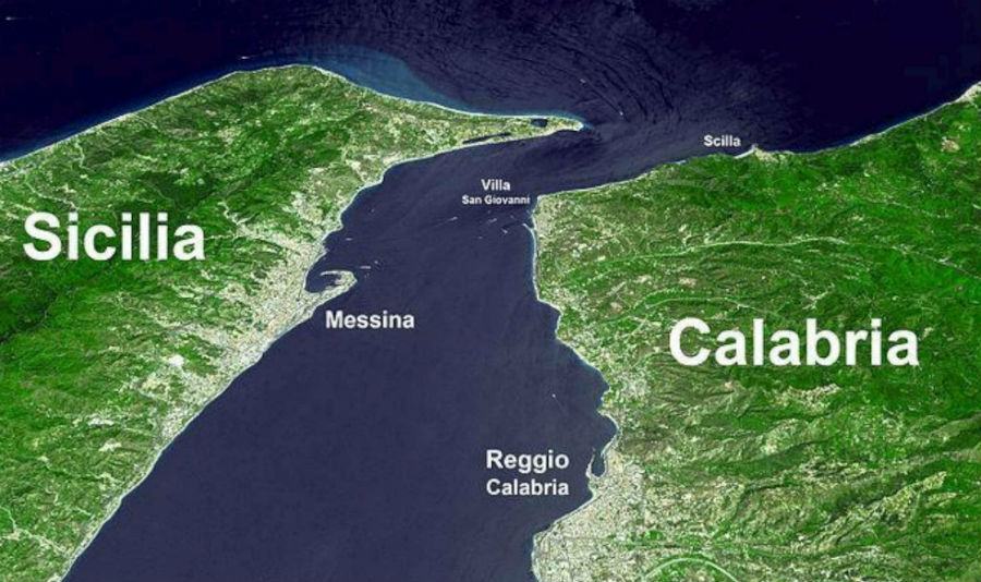 Sicilia Calabria stretto