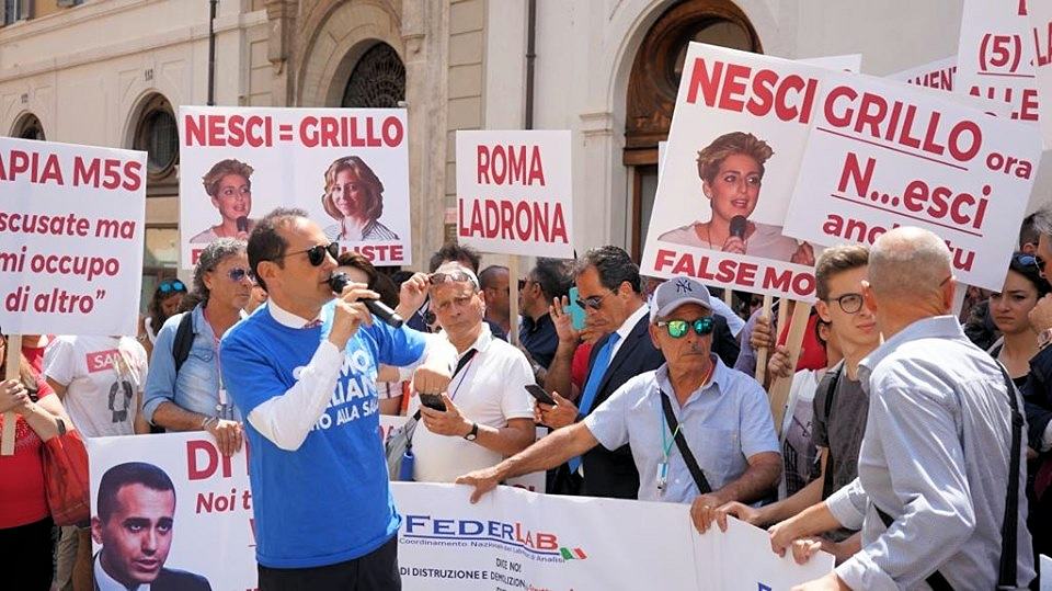 Siclari protesta