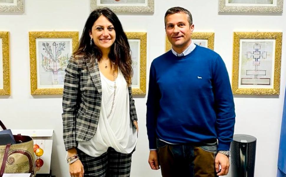 San Giovanni in Fiore, nuovo assessore Antonello Martino 51 Sindaca Rosaria Succurro con assessore Antonello Martino