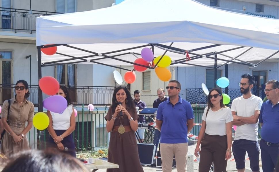Sindaca Rosaria Succurro inaugurazione Centri estivi comunali 2022