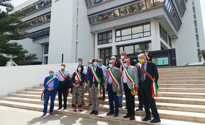 Sindaci reggini protesta